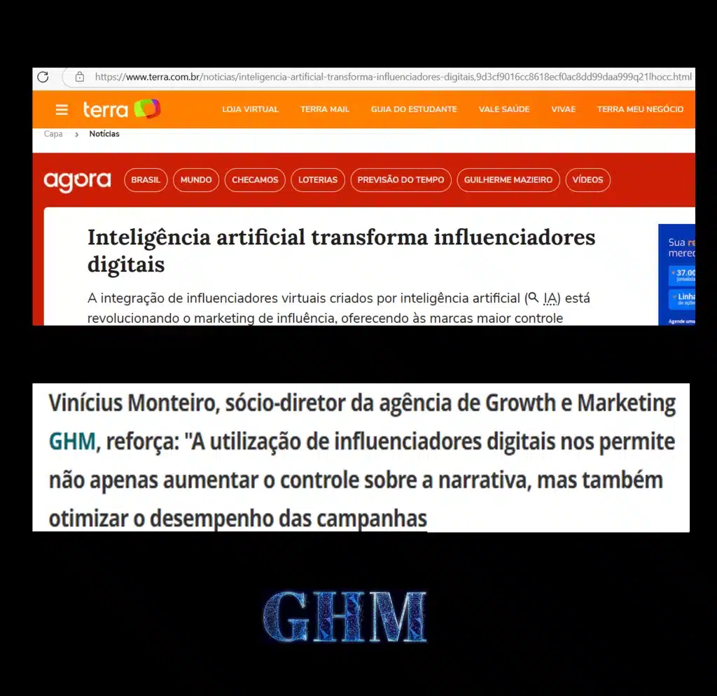 Reportagem GHM - Terra - Agência de Marketing Digital e Growth